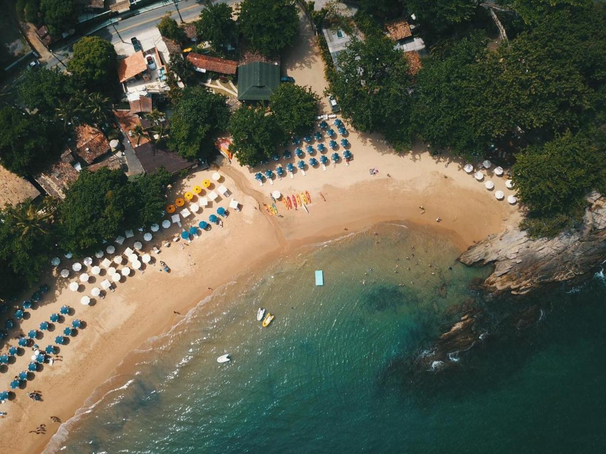 Bangalo Com Vista Para O Mar No Condominio Yacamim Ilhabela Praia Do Curral Dış mekan fotoğraf