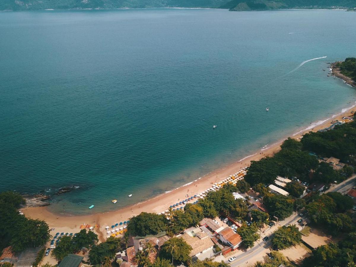 Bangalo Com Vista Para O Mar No Condominio Yacamim Ilhabela Praia Do Curral Dış mekan fotoğraf