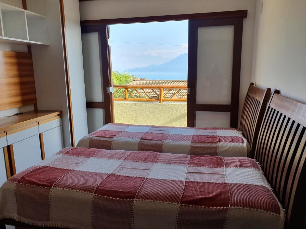 Bangalo Com Vista Para O Mar No Condominio Yacamim Ilhabela Praia Do Curral Dış mekan fotoğraf