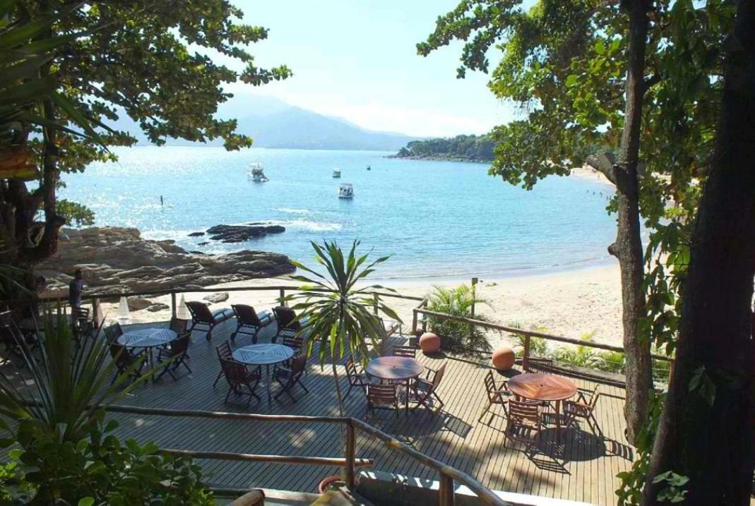 Bangalo Com Vista Para O Mar No Condominio Yacamim Ilhabela Praia Do Curral Dış mekan fotoğraf